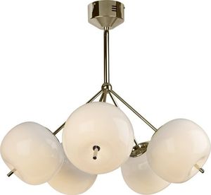Lampa sufitowa Witek Home Lampa Jabłko MC5069-5 srebrna 1
