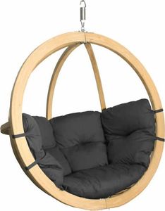 Koala Fotel hamakowy drewniany, grafitowy Swing Chair Single (3) 1