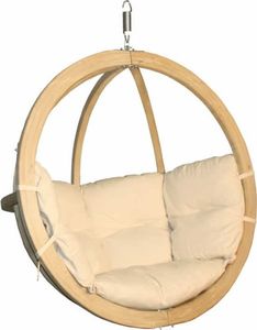 Koala Fotel hamakowy drewniany, kremowy Swing Chair Single (3) 1