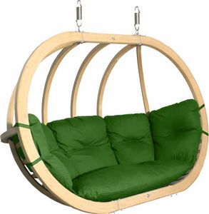 Koala Fotel hamakowy drewniany, zielony Swing Chair Double (3) 1