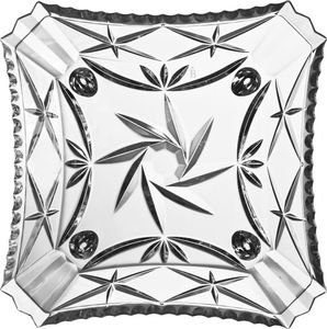 Bohemia Talerz kryształowy płytki 18cm Pinwheel Bohemia 1