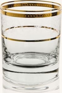 Combi dla Witeks Zestaw 6 Szklanek do whisky 300 ml Dolce Vita Gold 1