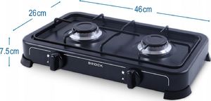 Płyta wolnostojąca Brock Kuchenka gazowa GS 2002 BK 3