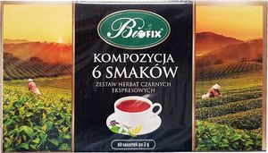 BIO-ACTIVE Kompozycja Herbat Czarnych 6 smaków - łącznie 120 torebek 1