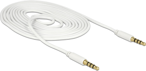 Kabel Delock Jack 3.5mm - Jack 3.5mm 2m biały (83441) 2