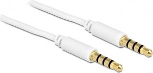 Kabel Delock Jack 3.5mm - Jack 3.5mm 3m biały (83442) 1