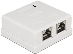 Delock Modular Wall Outlet 2 Port Cat.6 (86269) 1