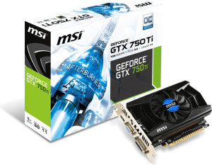 Karta graficzna MSI GeForce GTX 750Ti OC 1GB GDDR5 (128 bit) VGA, DVI, HDMI, BOX (N750Ti-1GD5/OC) 1