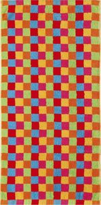 Cawo Frottier Ręcznik 50x100 cm LIFESTYLE Cube Multicolor Hell 1