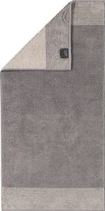 Cawo Frottier Ręcznik TWO-TONE Graphit 30x50 cm 1