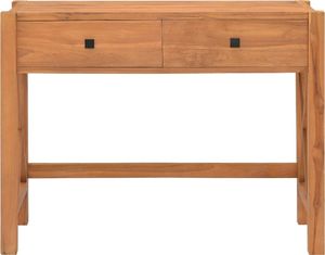 Biurko vidaXL 325264 Jasnobrązowe 100 cm x 40 cm 4