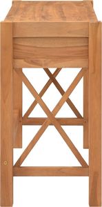 Biurko vidaXL 325264 Jasnobrązowe 100 cm x 40 cm 5