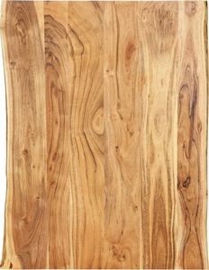 vidaXL Blat, lite drewno akacjowe, 80 x 60 x 2,5 cm 1