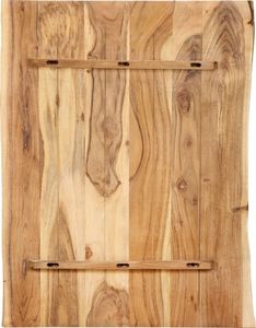 vidaXL Blat, lite drewno akacjowe, 80 x 60 x 2,5 cm 2