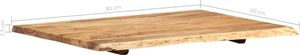 vidaXL Blat, lite drewno akacjowe, 80 x 60 x 2,5 cm 4