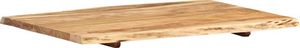 vidaXL Blat, lite drewno akacjowe, 80 x 60 x 2,5 cm 6