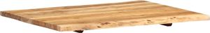 vidaXL Blat, lite drewno akacjowe, 80 x 60 x 2,5 cm 7