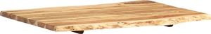 vidaXL Blat, lite drewno akacjowe, 80 x 60 x 2,5 cm 8