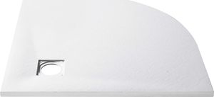 Brodzik vidaXL półokrągły narożny 90 cm x 90 cm (146526) 3