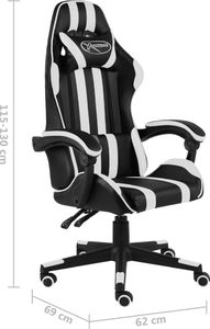 Fotel vidaXL dla gracza (20523) 6