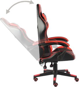 Fotel vidaXL czerwony (20519) 3