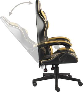 Fotel vidaXL złoty (20520) 3