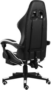 Fotel vidaXL czarno-biały (20531) 4