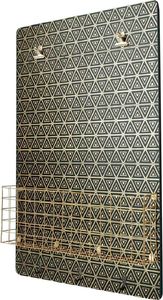 Affek Design SARA GOLD Tablica z półką 40x6x60cm 2