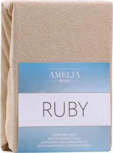 AmeliaHome Amelia Home prześcieradło frotte D.BEIGE09 220-240x220+30 1