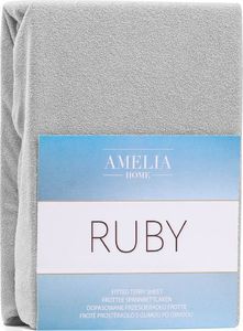 AmeliaHome Amelia Home prześcieradło frotte SILVER60 180-200x200+30 1