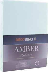 Decoking Prześcieradło bawełniane Amber Frozenblue 140-160x200+30 1