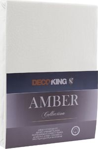 Decoking DecoKing prześcieradło bawełniane AMBER PEARLOYSTER 140-160x200+30 1