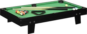 vidaXL Mini stół bilardowy na 3 nogach, 92x52x19 cm, czarno-zielony 1