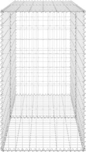 vidaXL Mur gabionowy z pokrywami, stal galwanizowana, 150x60x100 cm 4