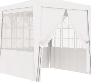 vidaXL Namiot imprezowy ze ściankami, 2,5x2,5 m, biały, 90 g/m 1