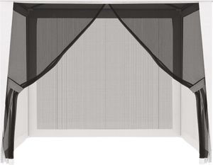 vidaXL Namiot imprezowy z 4 siatkowymi ściankami, 2,5x2,5 m, biały 6