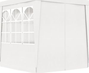 vidaXL Namiot imprezowy ze ściankami, 2x2 m, biały, 90 g/m 6