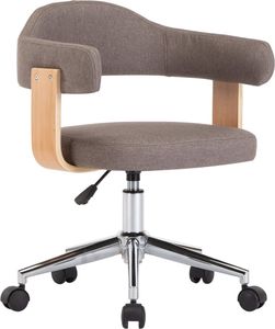 Krzesło biurowe vidaXL Ciemnoszare 1