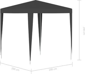 vidaXL Profesjonalny namiot imprezowy, 2x2 m, antracytowy 6