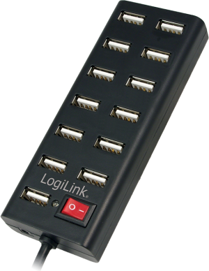 HUB USB LogiLink 13x USB-A 2.0 (UA0126) 1