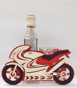 Anapol Karafka 0,5l Motor Ścigacz 0,5 l z 6 kieliszkami 3