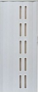 Drzwi harmonijkowe 005S-49-90 biały dąb mat 90 cm 1