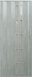 Drzwi harmonijkowe 005S-61-80 beton mat 80 cm 1