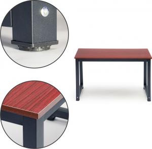 Biurko ModernHome Brązowe 120 cm x 60 cm 4