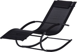 ModernHome Leżak ogrodowy leżanka fotel bujany 1