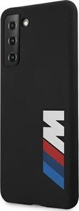 BMW Etui BMW BMHCS21SMSLBLBK S21 G991 czarny/black hardcase Silicone Signature Logo 2