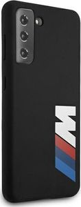 BMW Etui BMW BMHCS21SMSLBLBK S21 G991 czarny/black hardcase Silicone Signature Logo 4