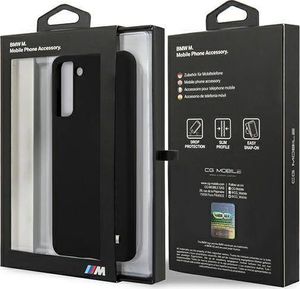 BMW Etui BMW BMHCS21MMSILBK S21+ G996 czarny/black Silicone M Collection 8