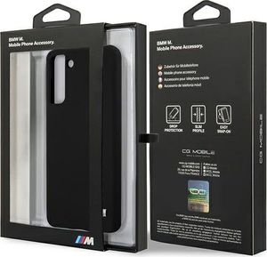 BMW Etui BMW BMHCS21SMSILBK S21 G991 czarny/black Silicone M Collection 8