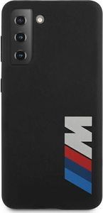BMW Etui BMW BMHCS21MMSLBLBK S21+ G996 czarny/black hardcase Silicone Signature Logo 3